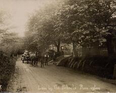 Rowington - Lane by the School Lane in front of Rowington School